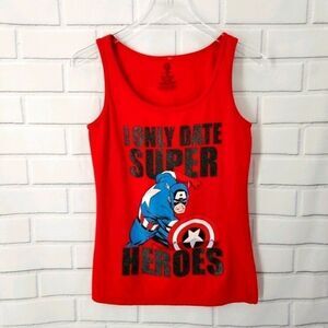 Red MARVEL Tank Top. Size M.